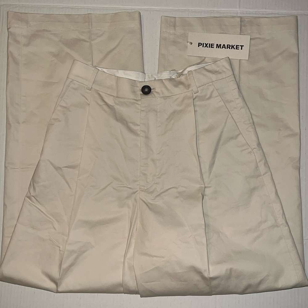 Pixie Market Cream Pants